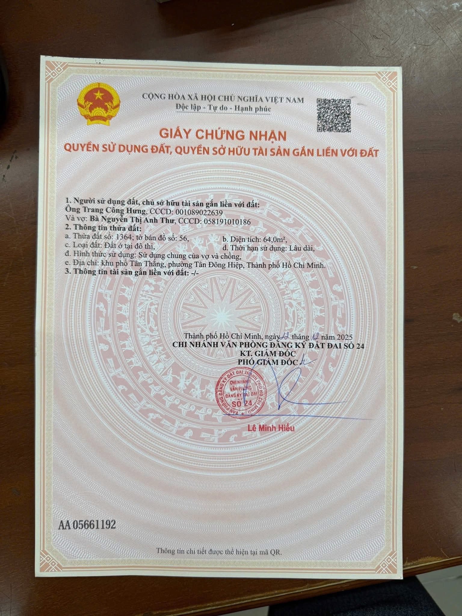 Bán đất siêu rẻ sổ riêng tại Dĩ An Bình Dương Cũ nay là TP HCM